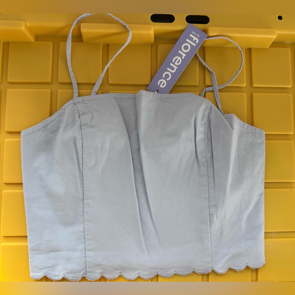 Florence by Mills Scalloped Crop Top